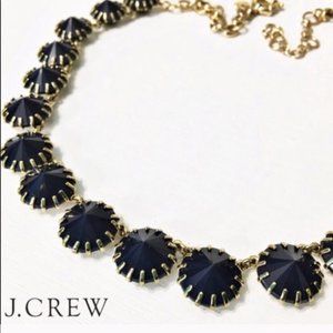 J. Crew Navy Venus Fly Trap Necklace (Navy)